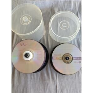 VERBATIM DVD-R And MAXELL CD-RW Blank Recordable Media Discs